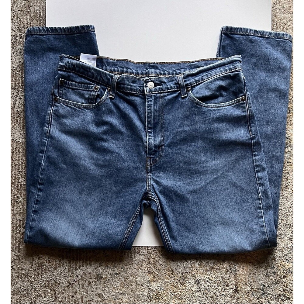 Levis 511 Jeans Mens 38x30 Blue Slim Fit Medium Wash American Denim Pants